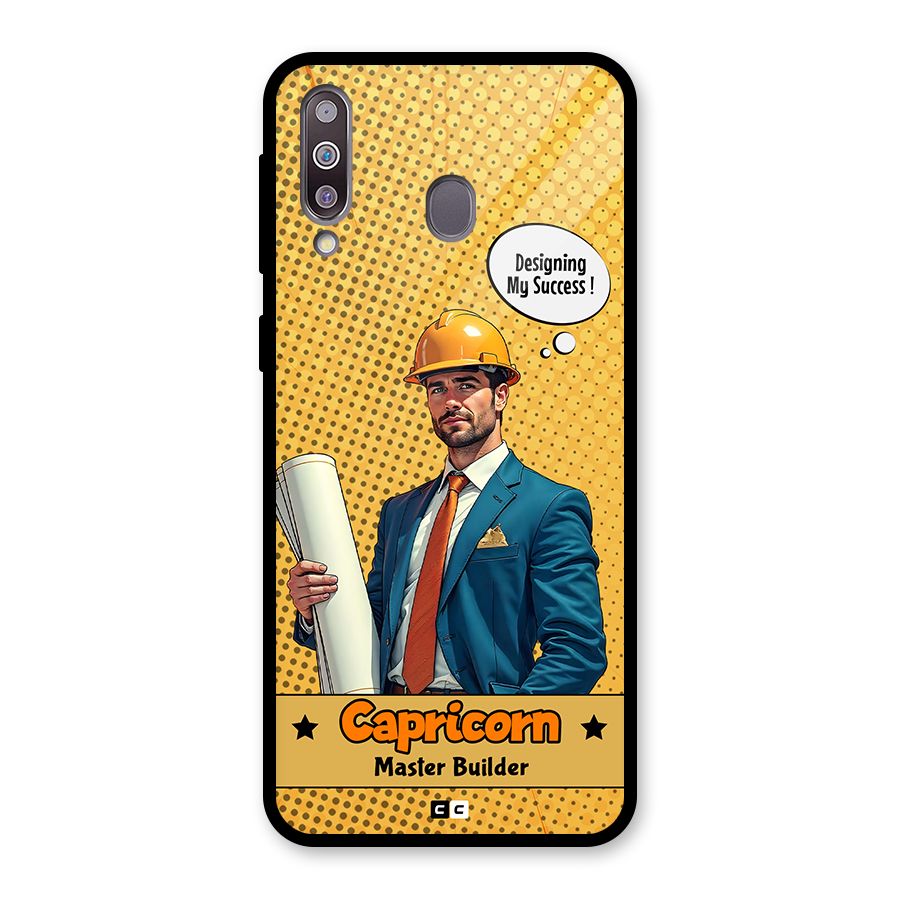 Successful Capricorn Glass Back Case for Galaxy M30