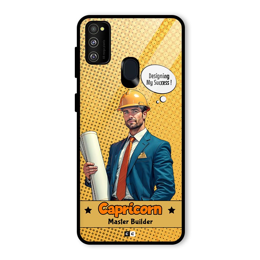 Successful Capricorn Glass Back Case for Galaxy M30s