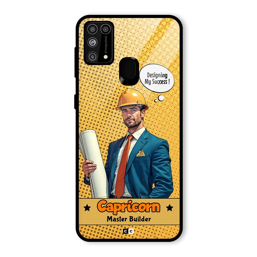 Successful Capricorn Glass Back Case for Galaxy M31