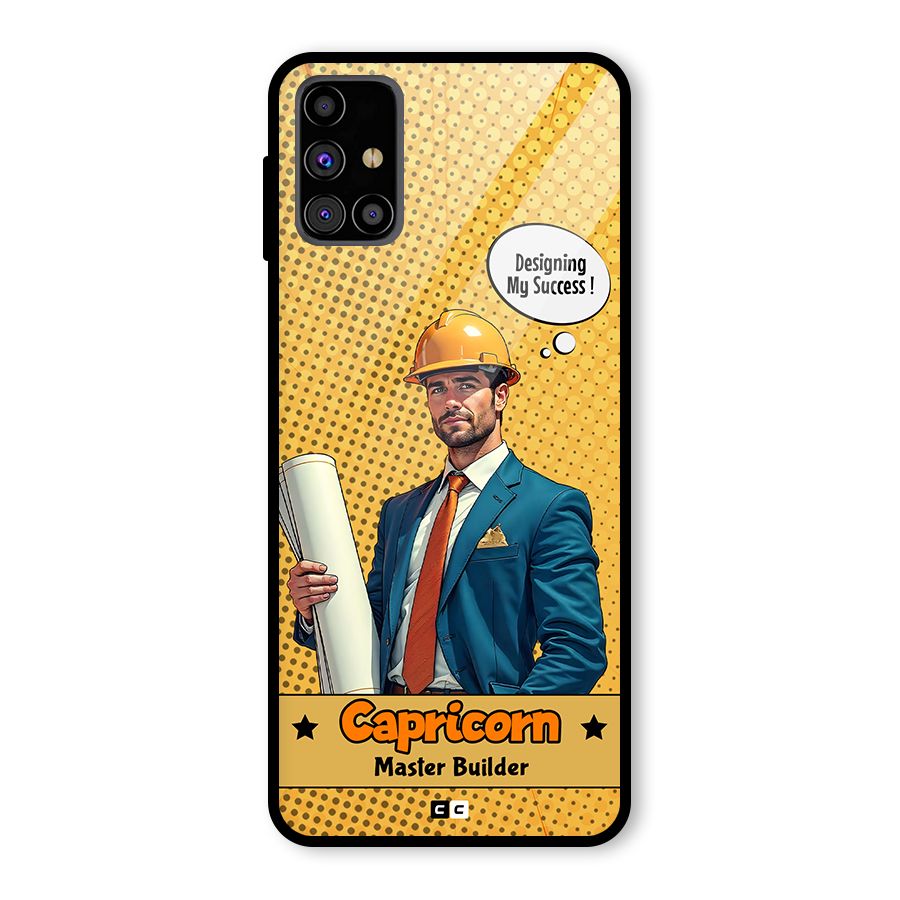 Successful Capricorn Glass Back Case for Galaxy M31s