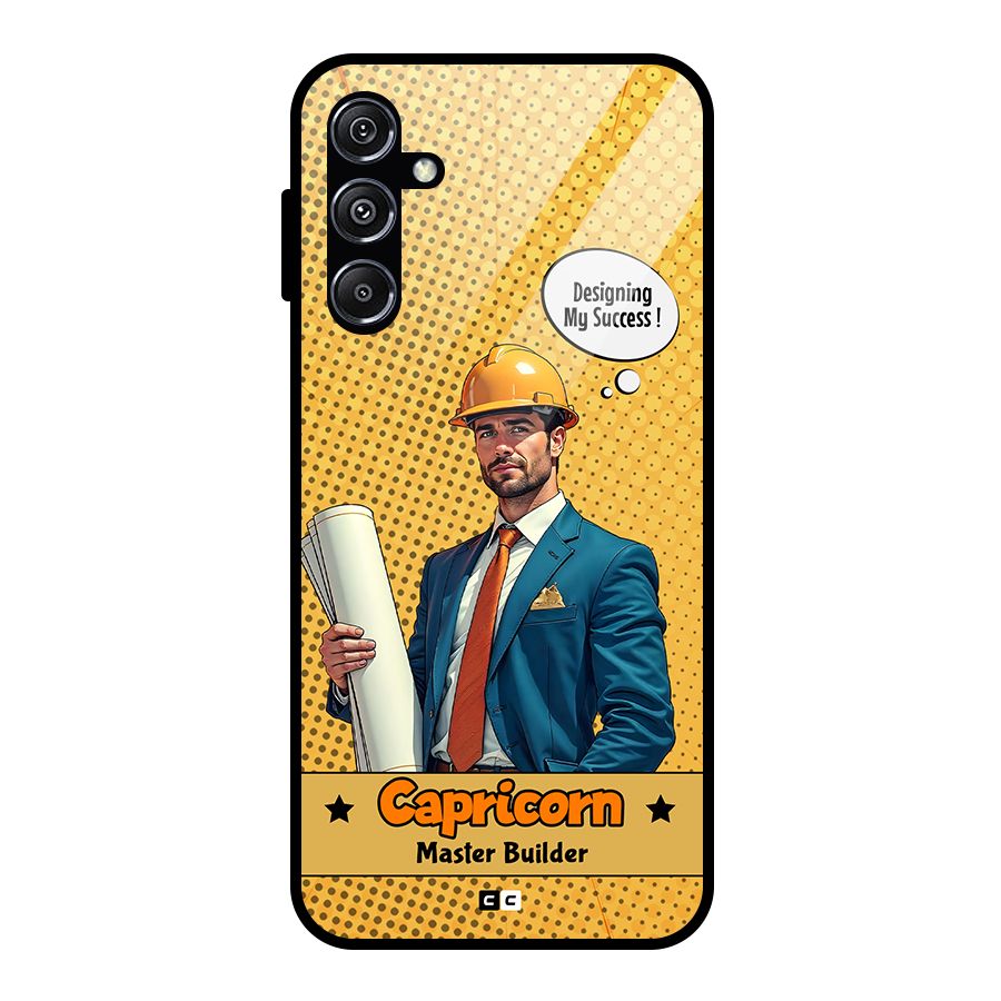 Successful Capricorn Glass Back Case for Galaxy M34 5G