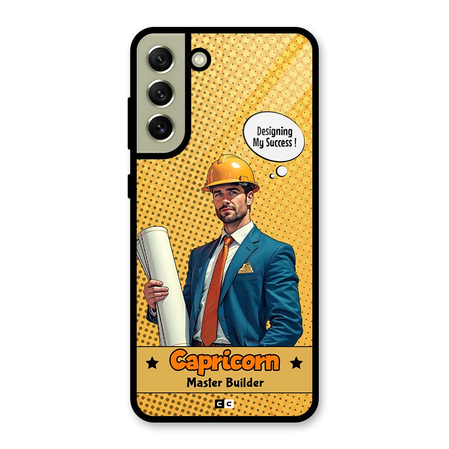 Successful Capricorn Glass Back Case for Galaxy S21 FE 5G