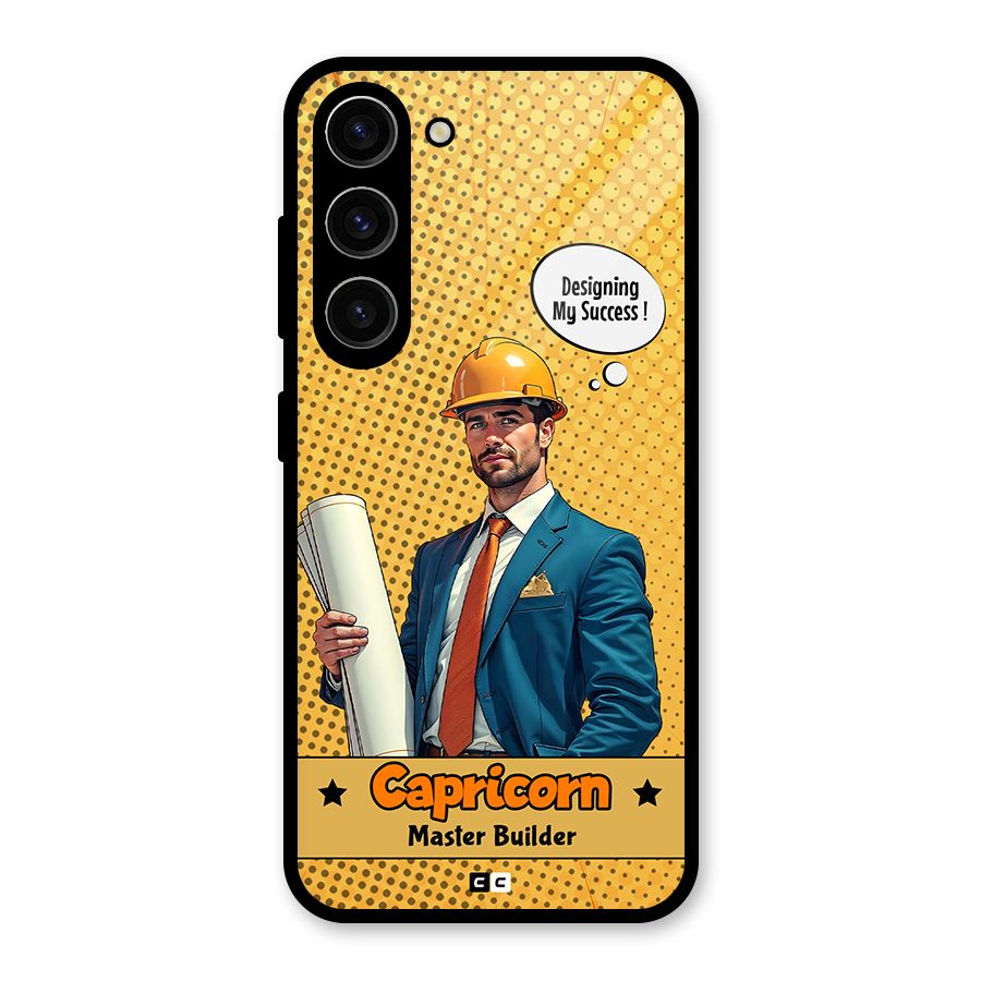 Successful Capricorn Glass Back Case for Galaxy S23