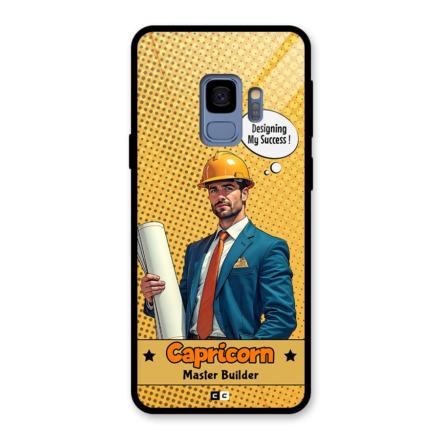 Successful Capricorn Glass Back Case for Galaxy S9