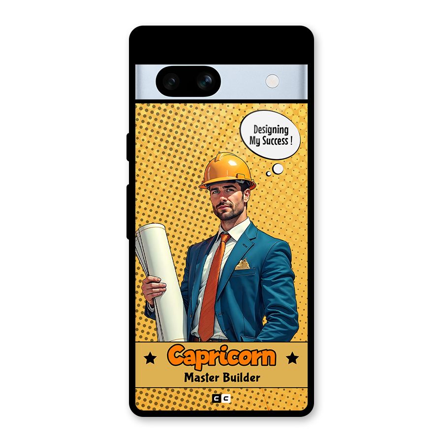 Successful Capricorn Glass Back Case for Google Pixel 7a
