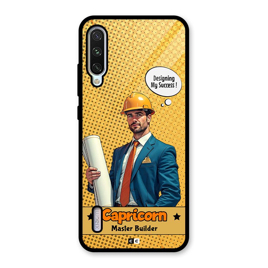 Successful Capricorn Glass Back Case for Mi A3
