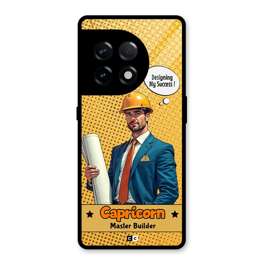 Successful Capricorn Glass Back Case for OnePlus 11R