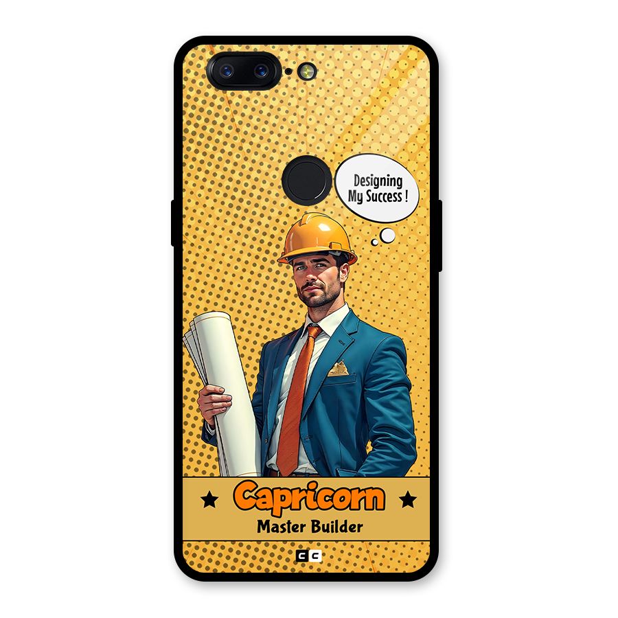 Successful Capricorn Glass Back Case for OnePlus 5T