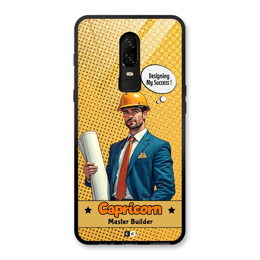 Successful Capricorn Glass Back Case for OnePlus 6
