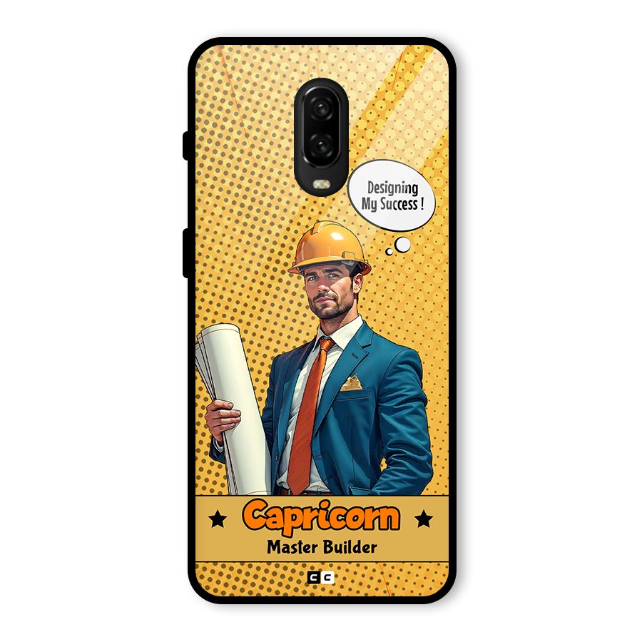 Successful Capricorn Glass Back Case for OnePlus 6T
