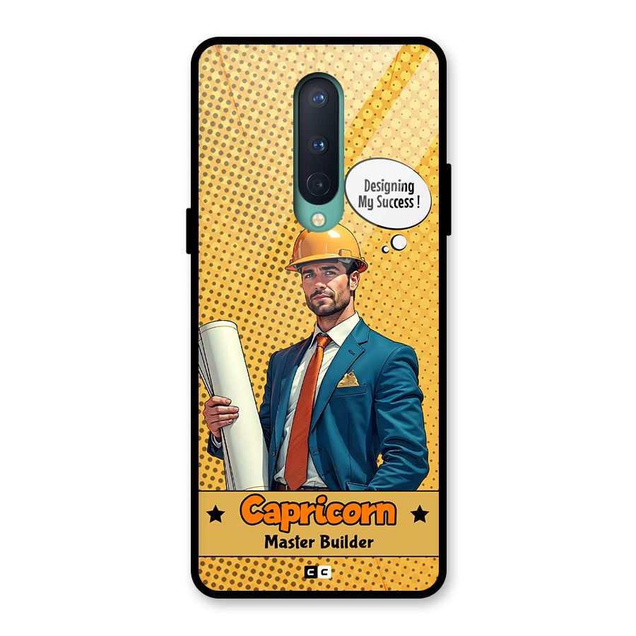 Successful Capricorn Glass Back Case for OnePlus 8