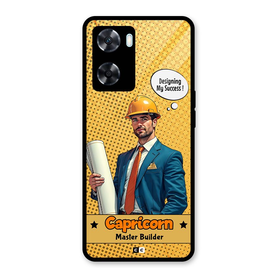 Successful Capricorn Glass Back Case for Oppo A77