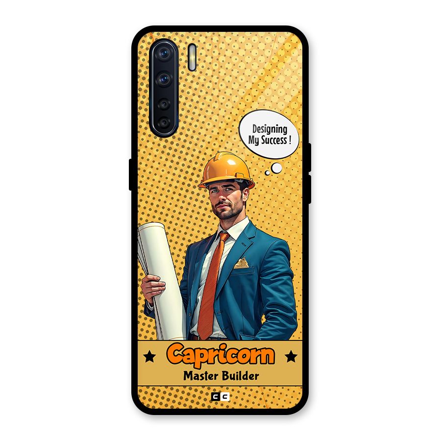 Successful Capricorn Glass Back Case for Oppo F15