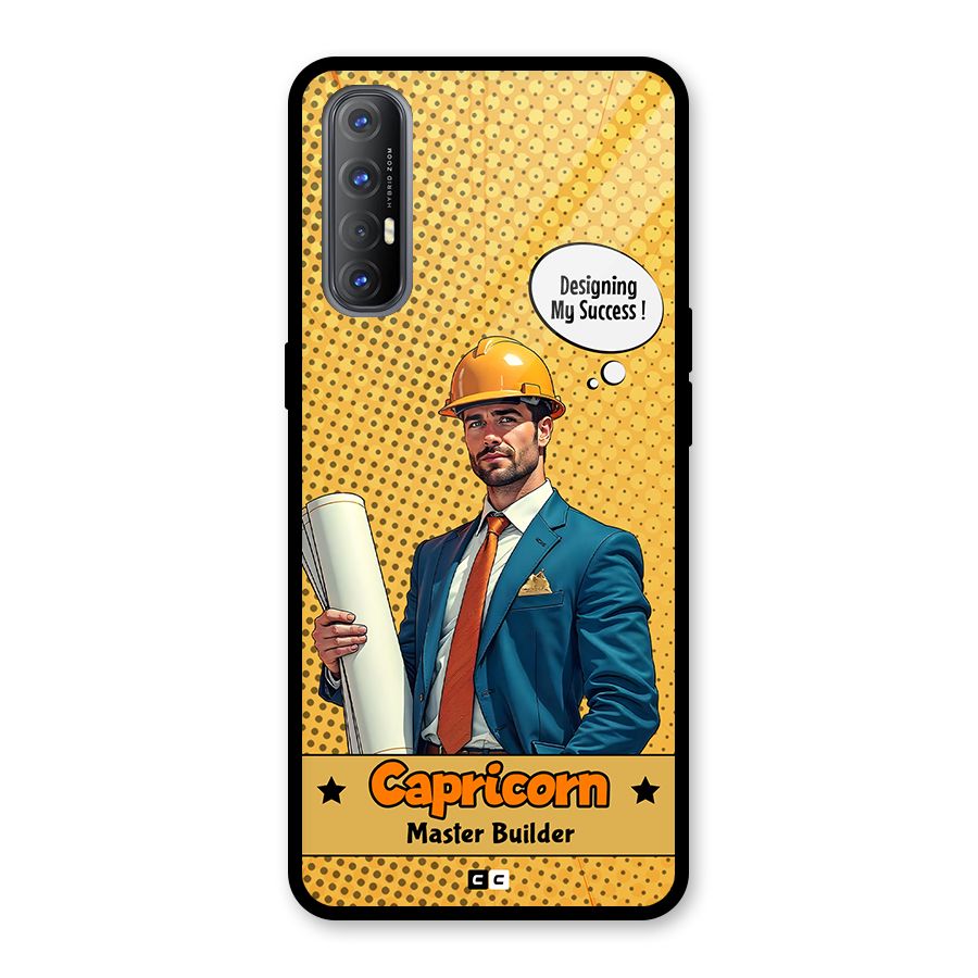 Successful Capricorn Glass Back Case for Oppo Reno3 Pro