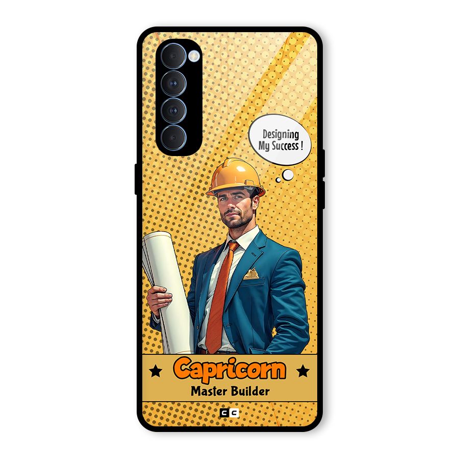 Successful Capricorn Glass Back Case for Oppo Reno4 Pro