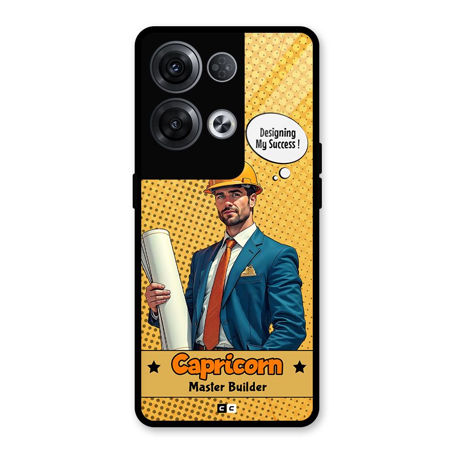 Successful Capricorn Glass Back Case for Oppo Reno8 Pro 5G