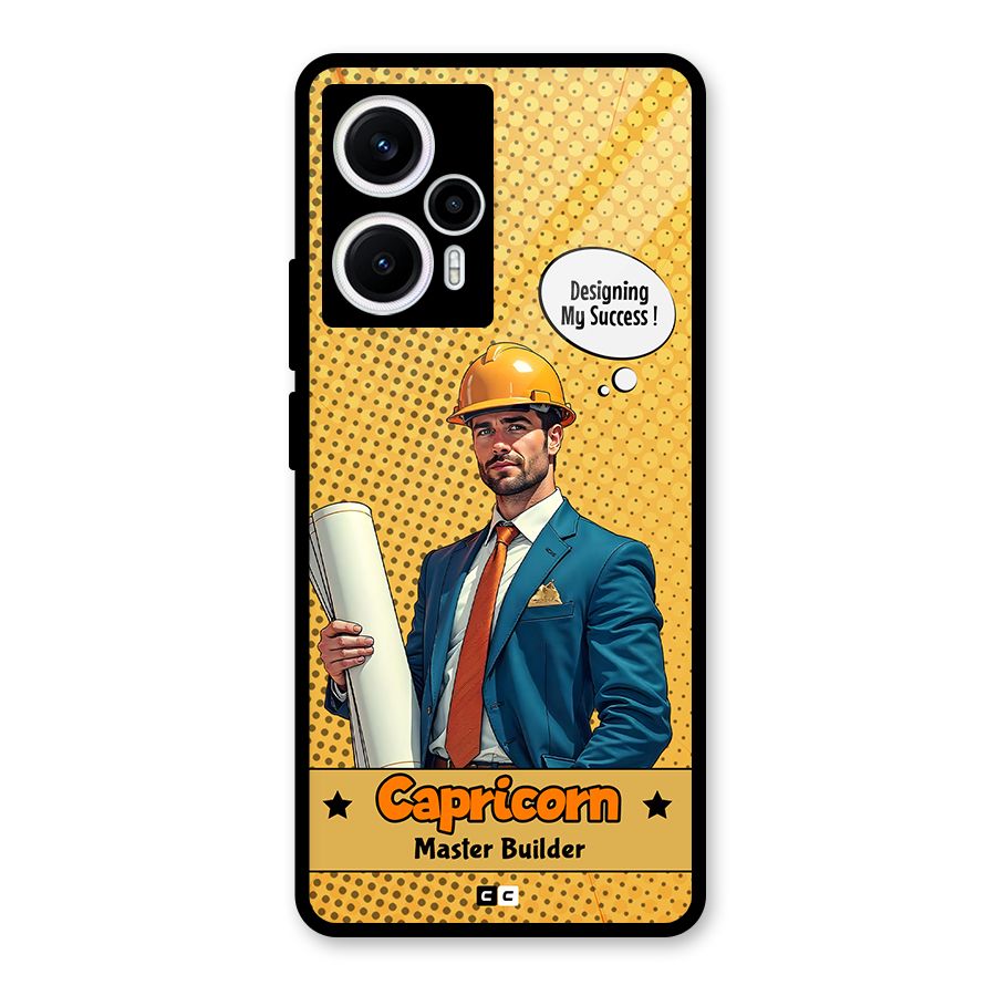 Successful Capricorn Glass Back Case for Poco F5