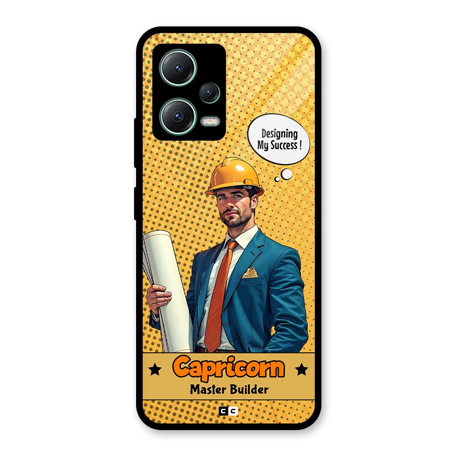 Successful Capricorn Glass Back Case for Poco X5