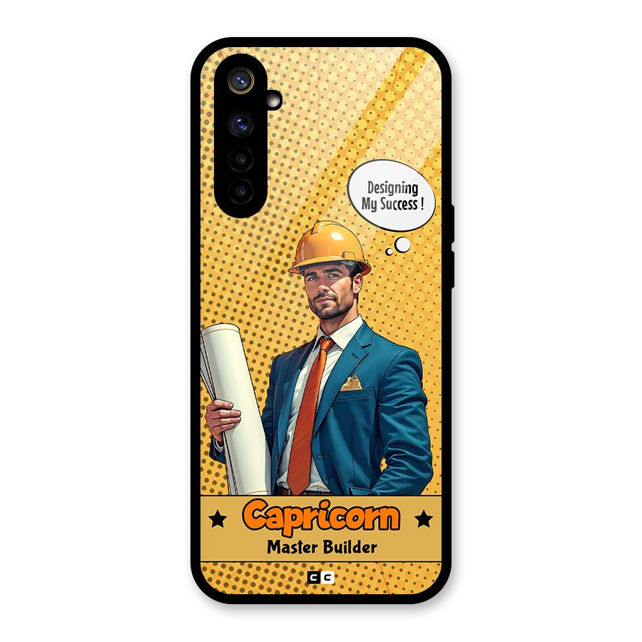 Successful Capricorn Glass Back Case for Realme 6
