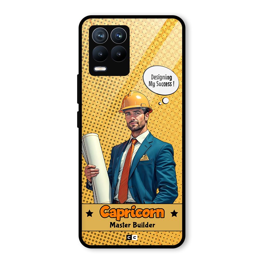 Successful Capricorn Glass Back Case for Realme 8