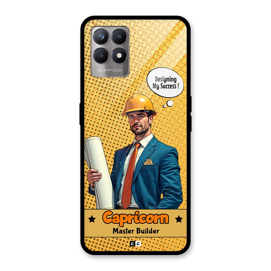 Successful Capricorn Glass Back Case for Realme 8i