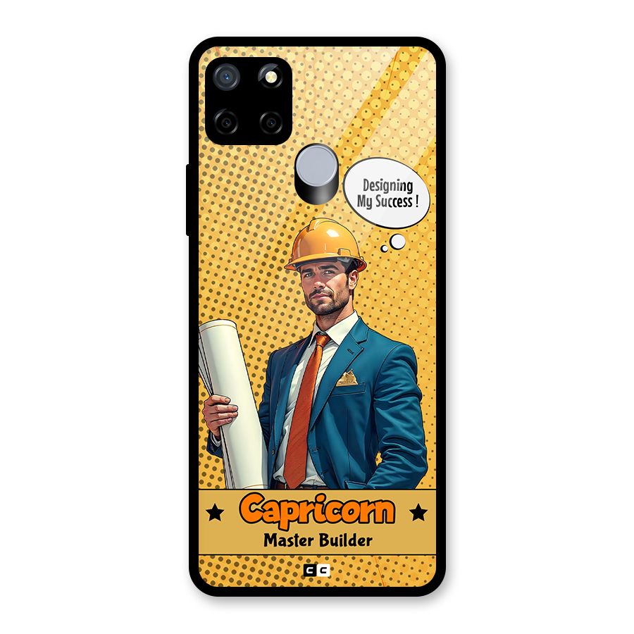 Successful Capricorn Glass Back Case for Realme C15