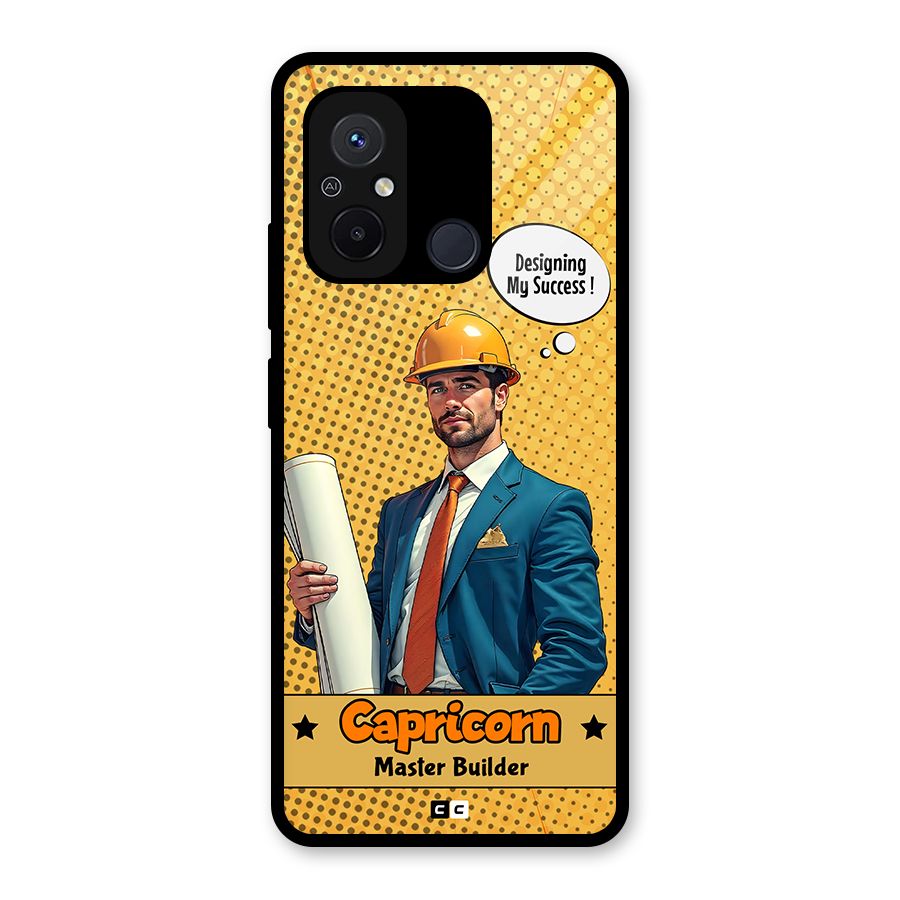 Successful Capricorn Glass Back Case for Redmi 12C