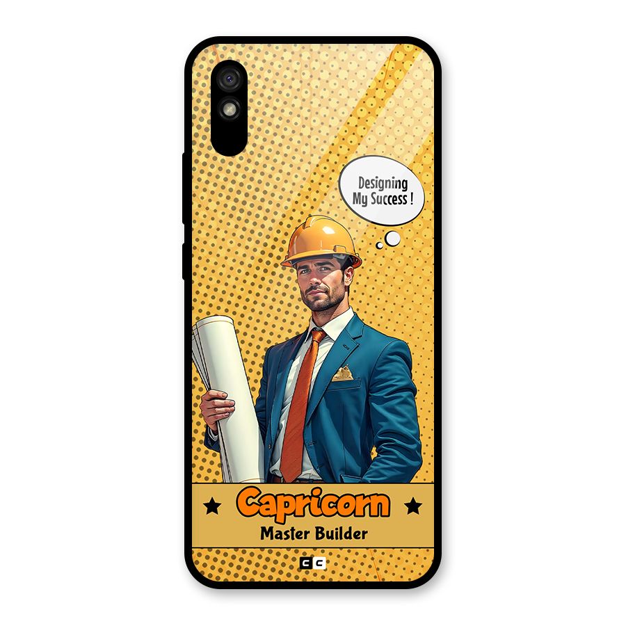 Successful Capricorn Glass Back Case for Redmi 9i