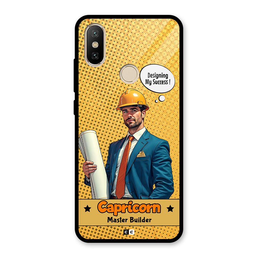 Successful Capricorn Glass Back Case for Redmi A2
