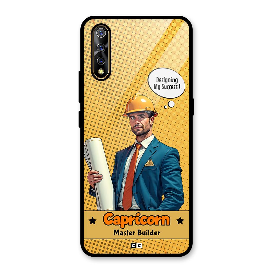Successful Capricorn Glass Back Case for Vivo S1