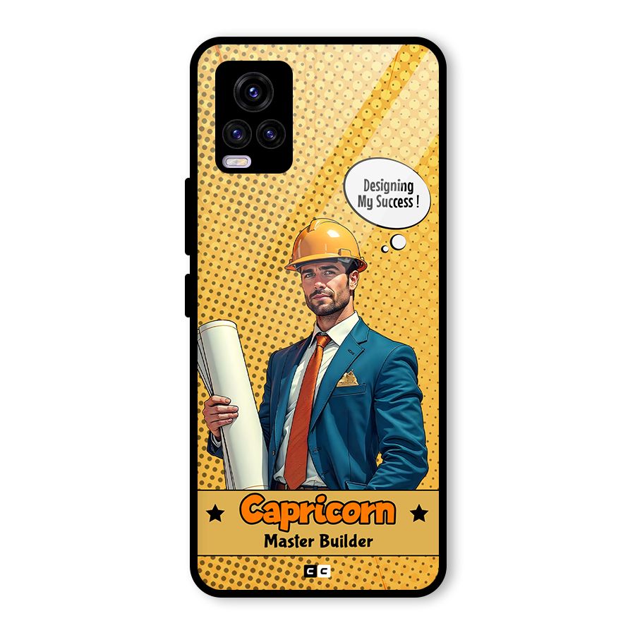 Successful Capricorn Glass Back Case for Vivo V20