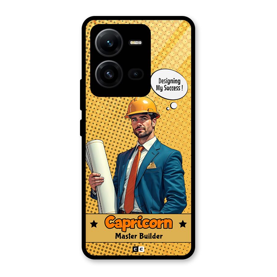 Successful Capricorn Glass Back Case for Vivo V25