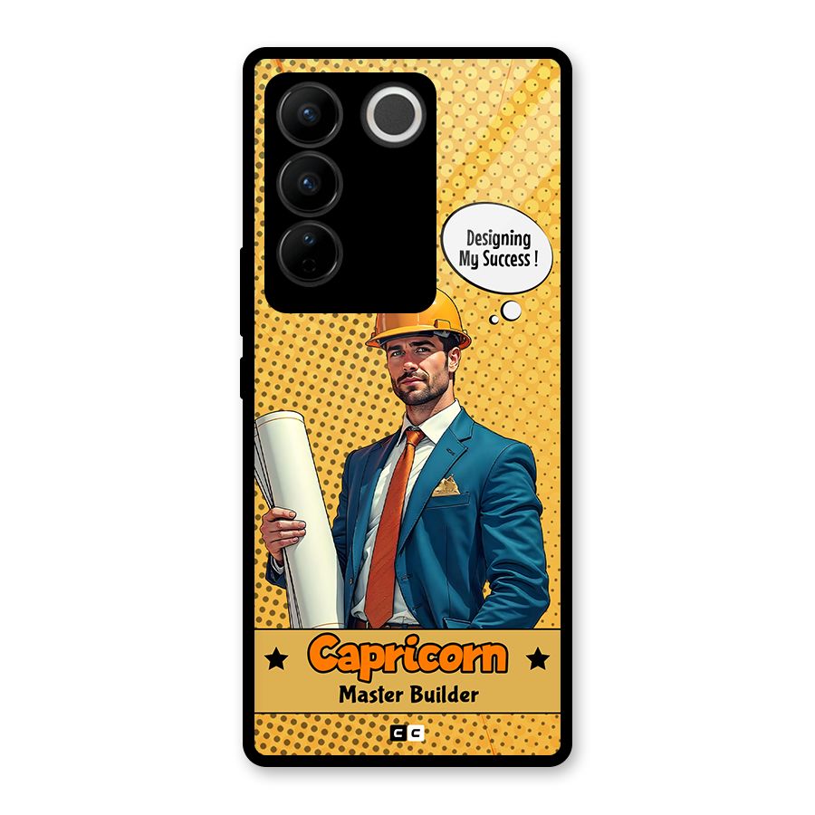 Successful Capricorn Glass Back Case for Vivo V27
