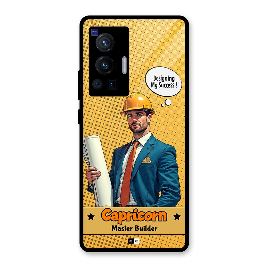 Successful Capricorn Glass Back Case for Vivo X70 Pro