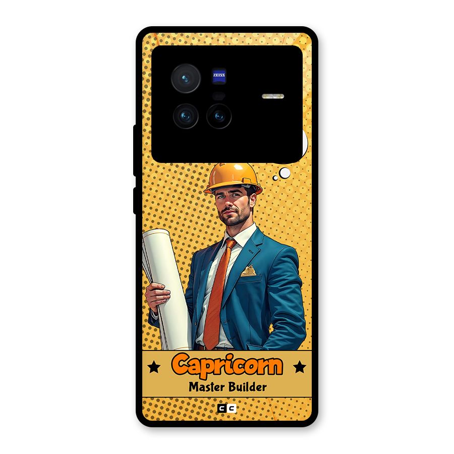 Successful Capricorn Glass Back Case for Vivo X80