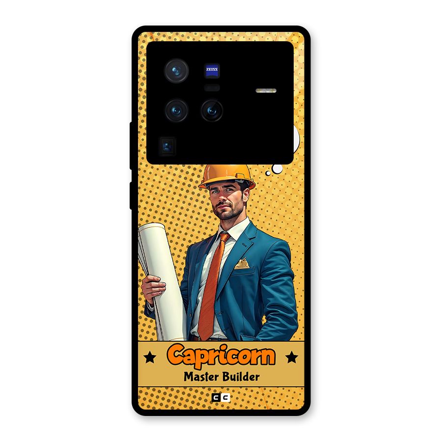 Successful Capricorn Glass Back Case for Vivo X80 Pro