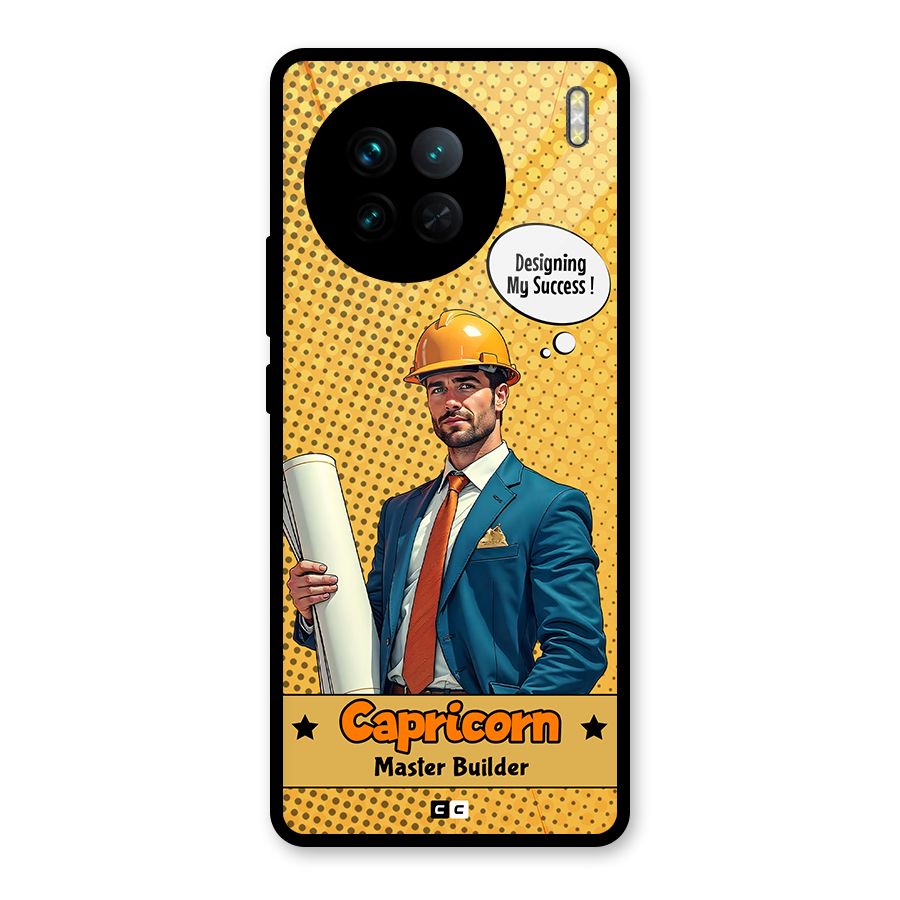 Successful Capricorn Glass Back Case for Vivo X90