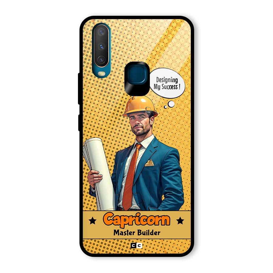 Successful Capricorn Glass Back Case for Vivo Y15