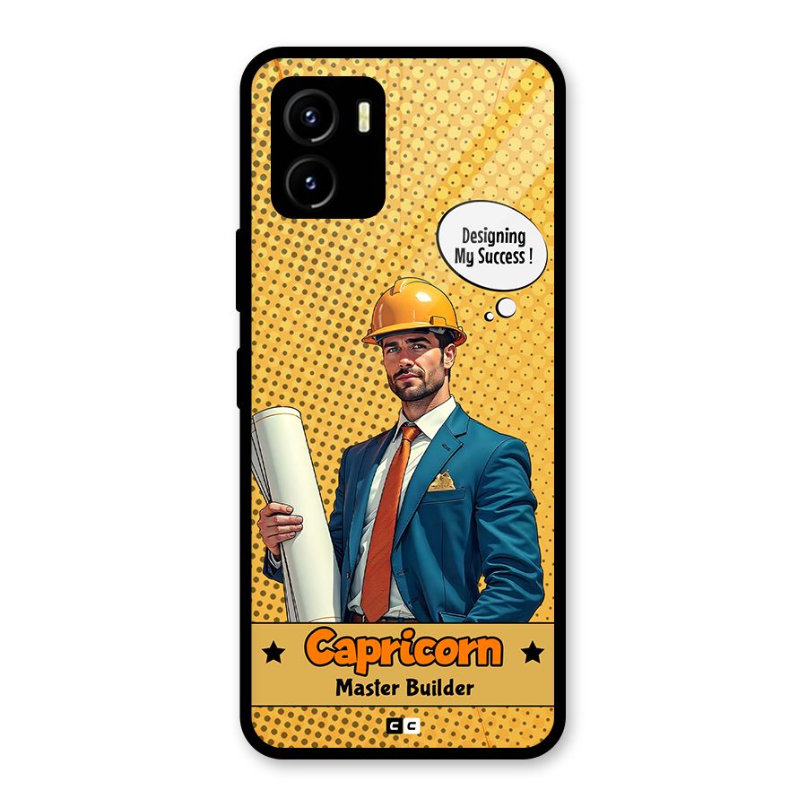 Successful Capricorn Glass Back Case for Vivo Y15s