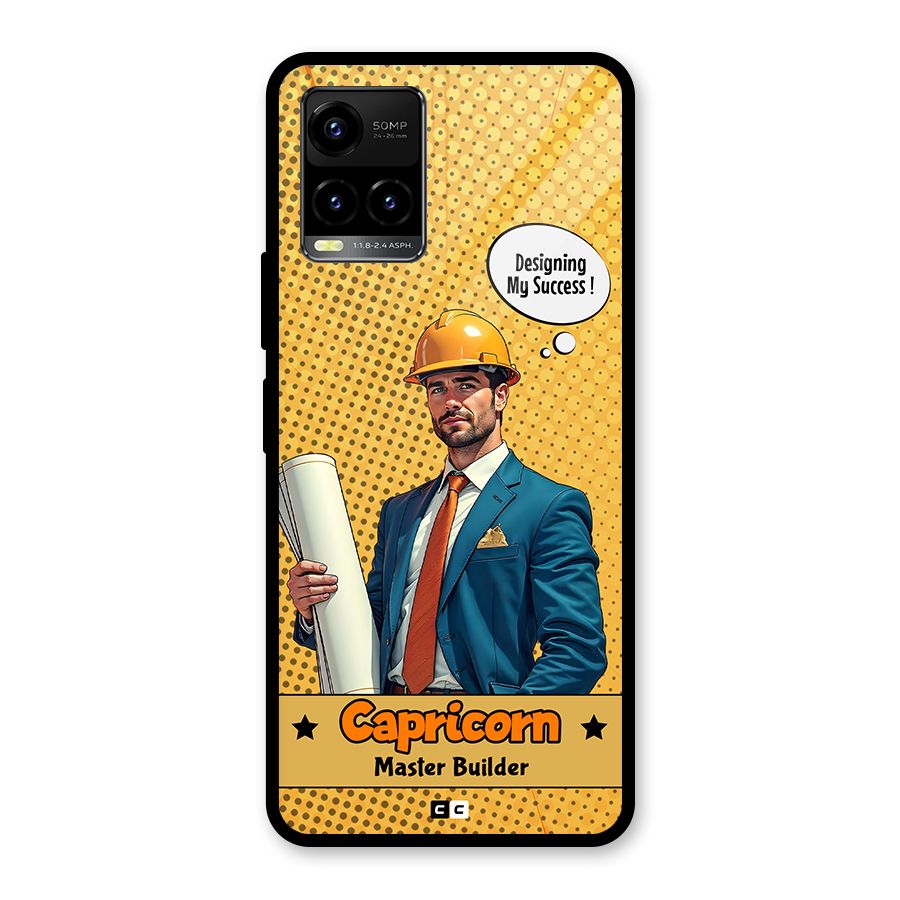 Successful Capricorn Glass Back Case for Vivo Y21T