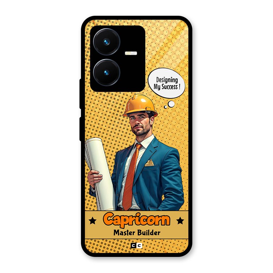 Successful Capricorn Glass Back Case for Vivo Y22
