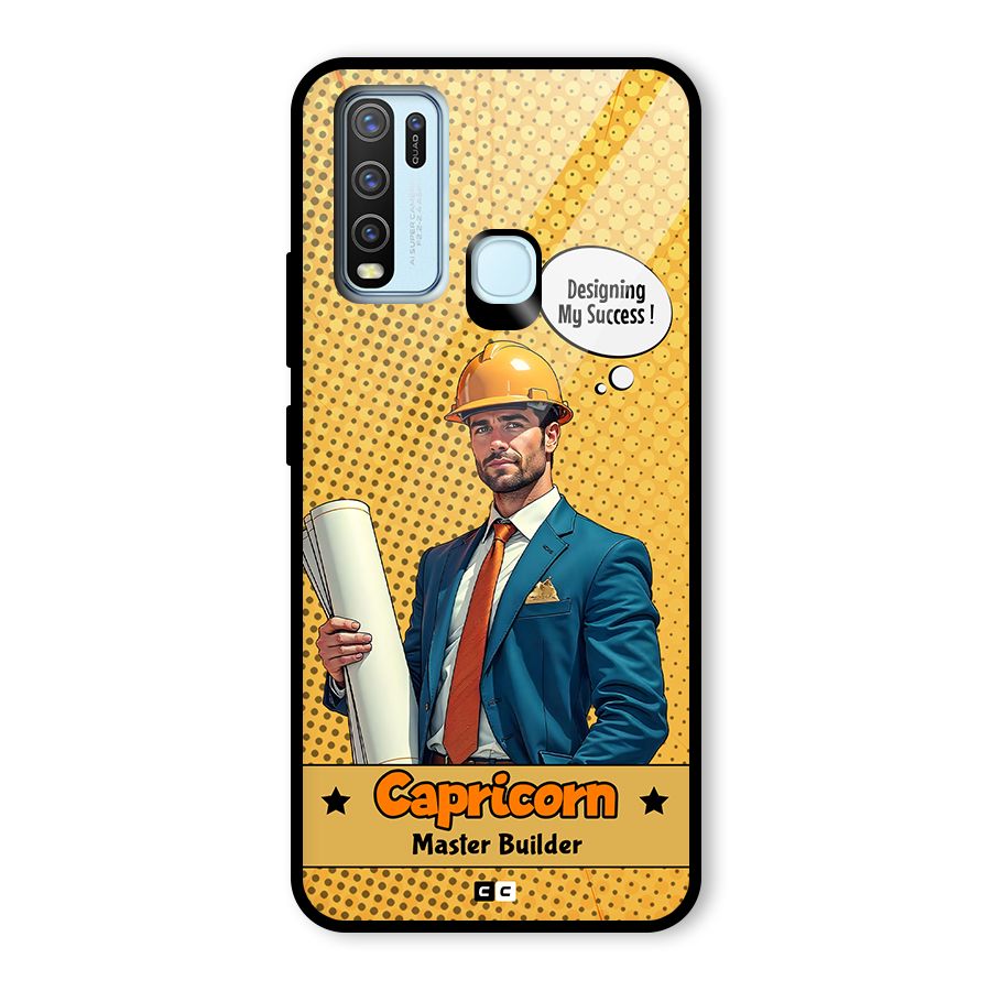 Successful Capricorn Glass Back Case for Vivo Y30