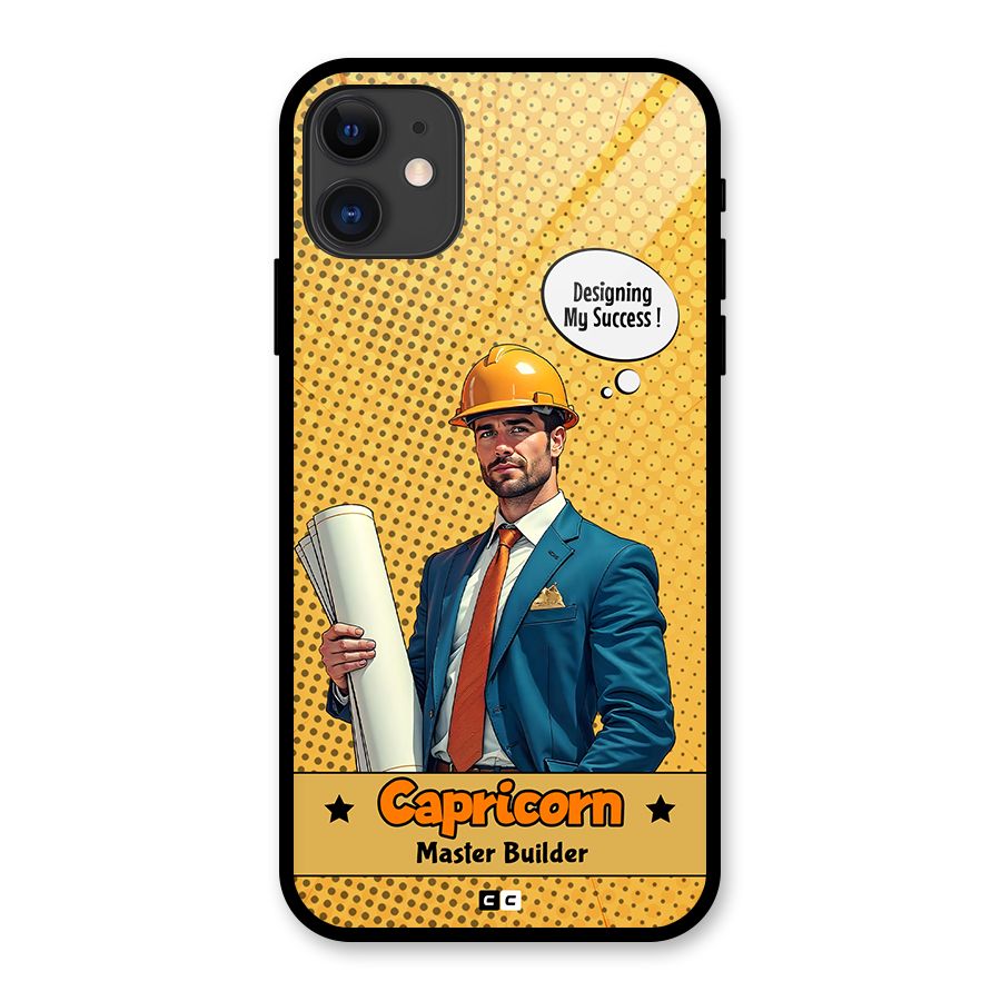 Successful Capricorn Glass Back Case for iPhone 11