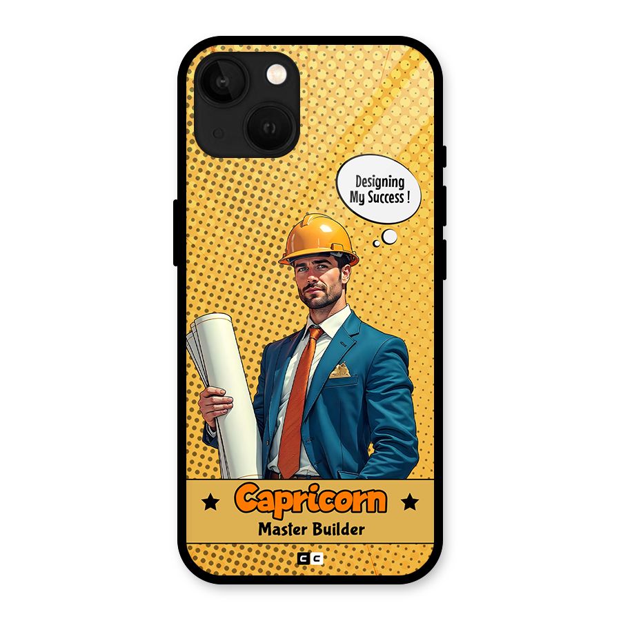 Successful Capricorn Glass Back Case for iPhone 13
