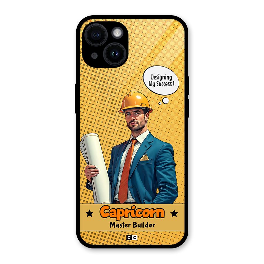 Successful Capricorn Glass Back Case for iPhone 14