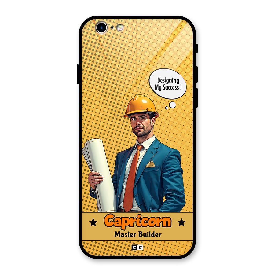 Successful Capricorn Glass Back Case for iPhone 6 6S