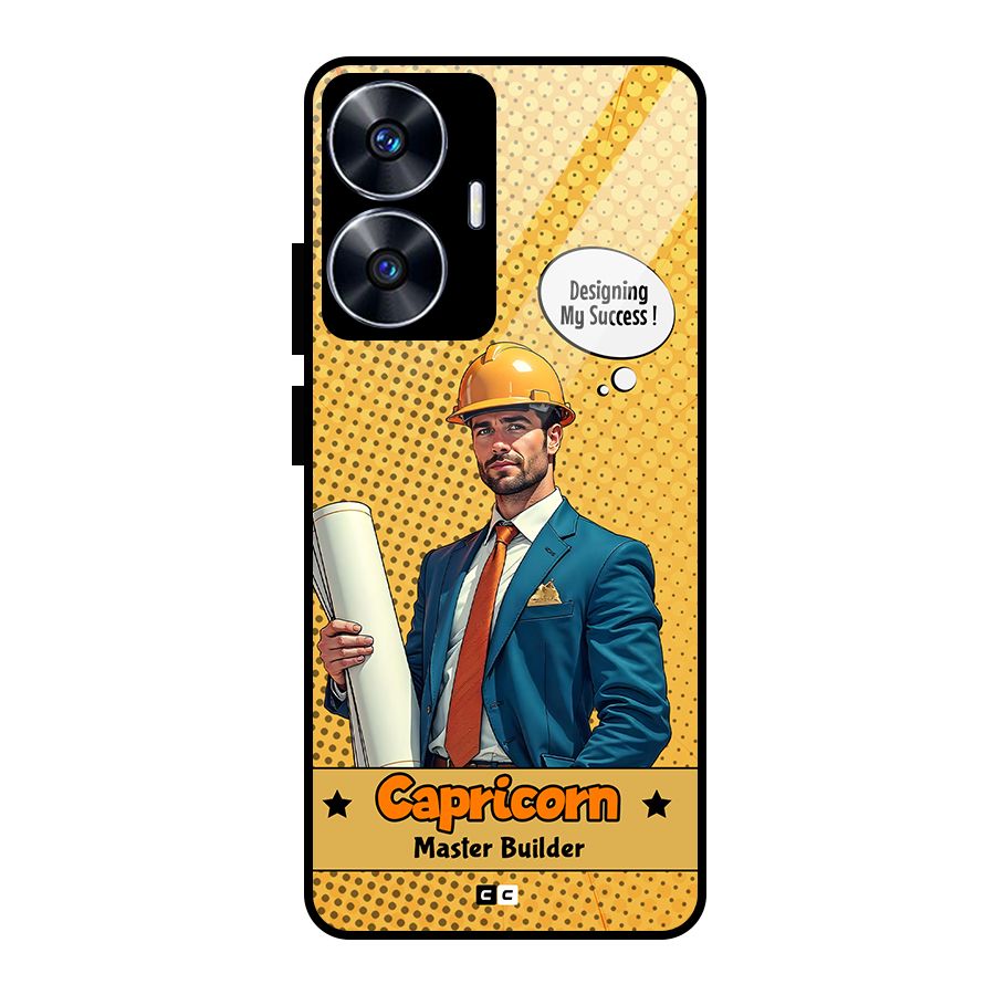 Successful Capricorn Glass Back Case for realme C55