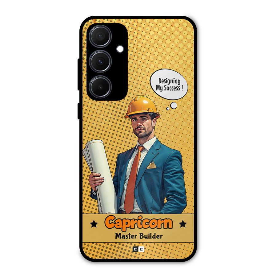 Successful Capricorn Metal Back Case for Galaxy A35