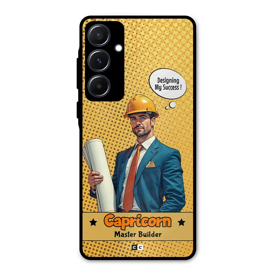 Successful Capricorn Metal Back Case for Galaxy A55