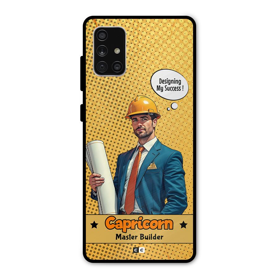 Successful Capricorn Metal Back Case for Galaxy A71